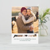 ピースオンアースタイポグラフィモンタージュスクエア写真 シーズンカード (スタンド正面)