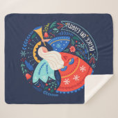 ピースオンアースデザイン シェルパブランケット (正面(横))