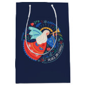 ピースオンアースデザイン ミディアムペーパーバッグ (正面)