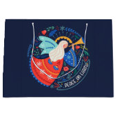 ピースオンアースデザイン ラージペーパーバッグ (正面)