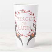 ピースオンアーストナディアホリデー カフェラテマグ (正面)