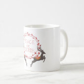 ピースオンアーストナディアホリデー コーヒーマグカップ (正面右)