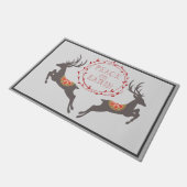 ピースオンアーストナディアホリデー ドアマット (アングル)