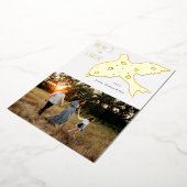 ピースオンアースドーヴクリスマスデザイン 箔シーズンカード (回転した状態)