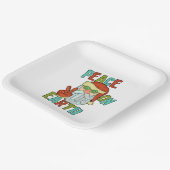 ピースオンアースヒッパイサンタ ペーパープレート (傾斜あり)