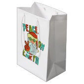 ピースオンアースヒッパイサンタ ミディアムペーパーバッグ (裏面アングル)