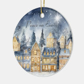 ピースオンアースビレッジスカイスターファミリー名 セラミックオーナメント (左)