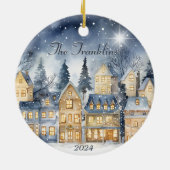 ピースオンアースビレッジスカイスターファミリー名 セラミックオーナメント (裏面)