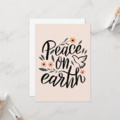 ピースオンアースフローラデザイン カード (正面/裏面インサイチュ)