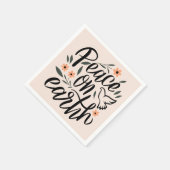 ピースオンアースフローラデザイン スタンダードカクテルナプキン (角)