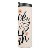 ピースオンアースフローラデザイン タンブラー (回転右)