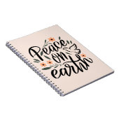 ピースオンアースフローラデザイン ノートブック (右側)