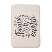 ピースオンアースフローラデザイン バスマット (正面縦)