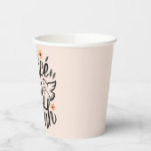 ピースオンアースフローラデザイン 紙コップ (左)