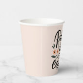 ピースオンアースフローラデザイン 紙コップ (右)