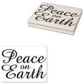 ピースオンアースホリデーウッドスタンプ ラバースタンプ (押印)