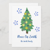 ピースオンアースホリデーグリーティングカード シーズンカード (正面/裏面)