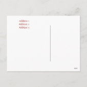 ピースオンアースホリデーポストカード シーズンポストカード (裏面)