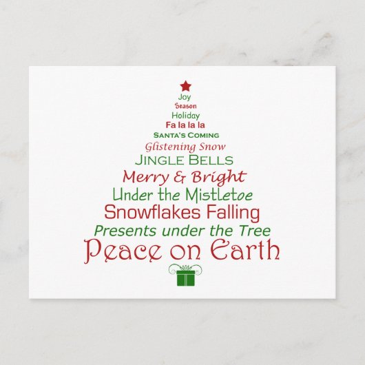 ピースオンアースホリデーポストカード シーズンポストカード (正面)