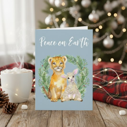 ピースオンアースライオンラムカワイイ カード