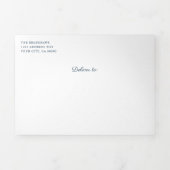 ピースオンアースレタリングドゥーブオンピースサインリース 三つ折り案内状 (カバー)