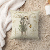 ピースオンアースヴィンテージエンジェル装飾用クッション クッション (ブランケット)