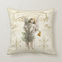 ピースオンアースヴィンテージエンジェル装飾用クッション クッション