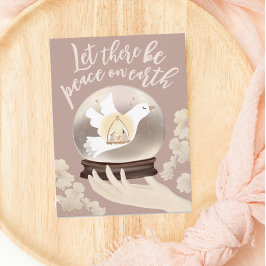 ピースオンアース出生スノーグローブ ポストカード