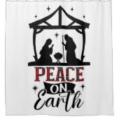 ピースオンアース出生 シャワーカーテン (正面)