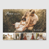 ピースオンアース数々のフォト磁気ホリデーカード マグネット招待状 (正面)