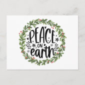 ピースオンアース水カラーリース シーズンポストカード (正面)