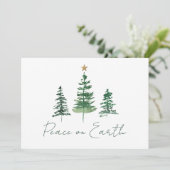 ピースオンアース水彩松企業の木 シーズンカード (スタンド正面)