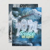 ピースオンアース2024ホリデーポストカード シーズンポストカード (正面/裏面)
