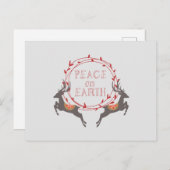 ピースオンアース・トナカイ シーズンポストカード (正面/裏面)