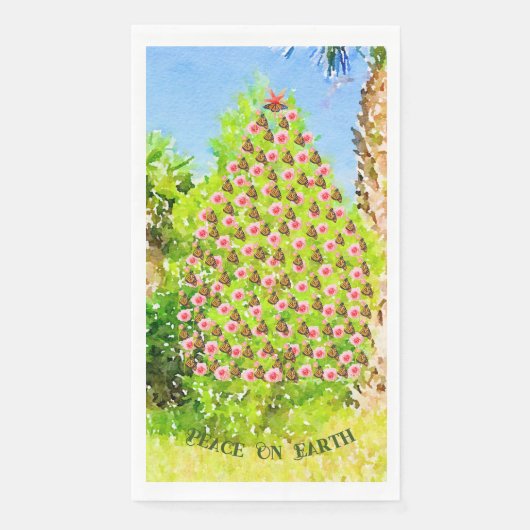 ピースオンアース(昆虫)オオカバマダラ、モナークバタフライクリスマスツリー (正面)