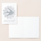 ピースオンアースDoveマンダラホイルホリデーカード 箔カード (ディスプレー)