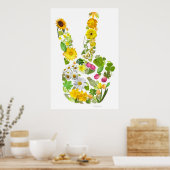 ピースオンエースプリント ポスター (キッチン)