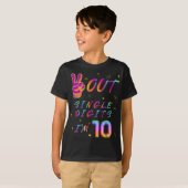 ピースオ独身のウト10桁 Tシャツ (正面フル)