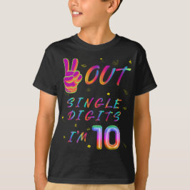 ピースオ独身のウト10桁 Tシャツ