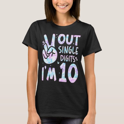 ピースオ独身のウト10歳10誕生 Tシャツ (正面)