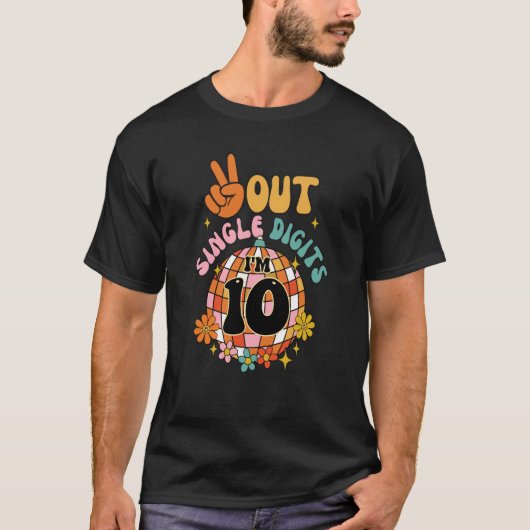 ピースオ独身のウト10歳10誕生 Tシャツ (正面)