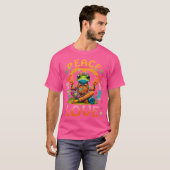 ピースカカッコいいエル絞り染め Tシャツ (正面フル)