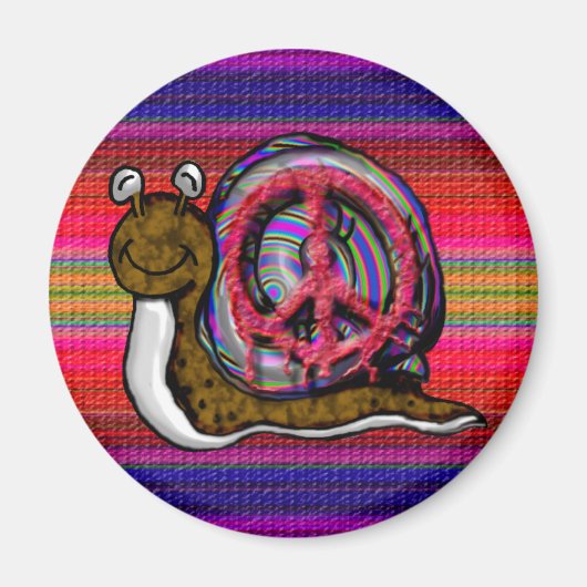 ピースカタツムリ マグネット (正面)