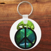 ピースカメレオン キーホルダー (正面)