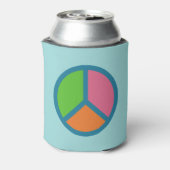 ピースカラフルサインカスタムモノグラム飲料クーラー 缶クーラー (缶裏面)