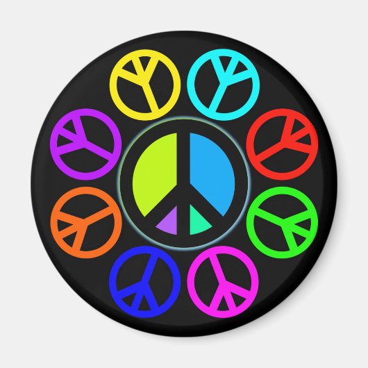 ピースカラーホイール マグネット (正面)