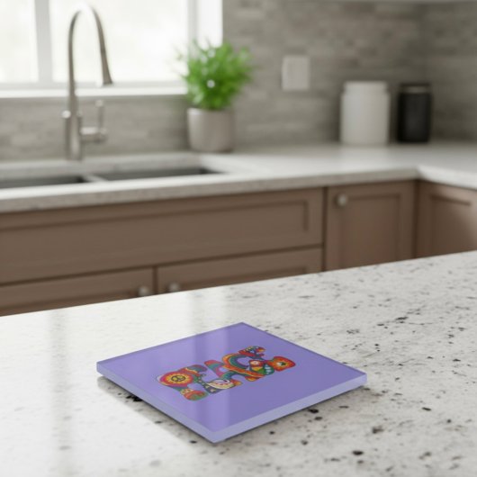 ピースガラスコースター ガラスコースター