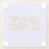 ピースガラスコースター ガラスコースター (裏面)