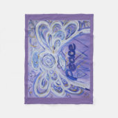 ピースガーディアンエンジェルアートカスタムフリースブランケット フリースブランケット (正面)