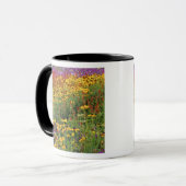 ピースガーデンで花国際的が展示される マグカップ (正面左)